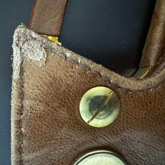 Vintage Birks Snakeskin Purse Handbag Shoulder suede leather  Designer 70's - Picture 9 of 16